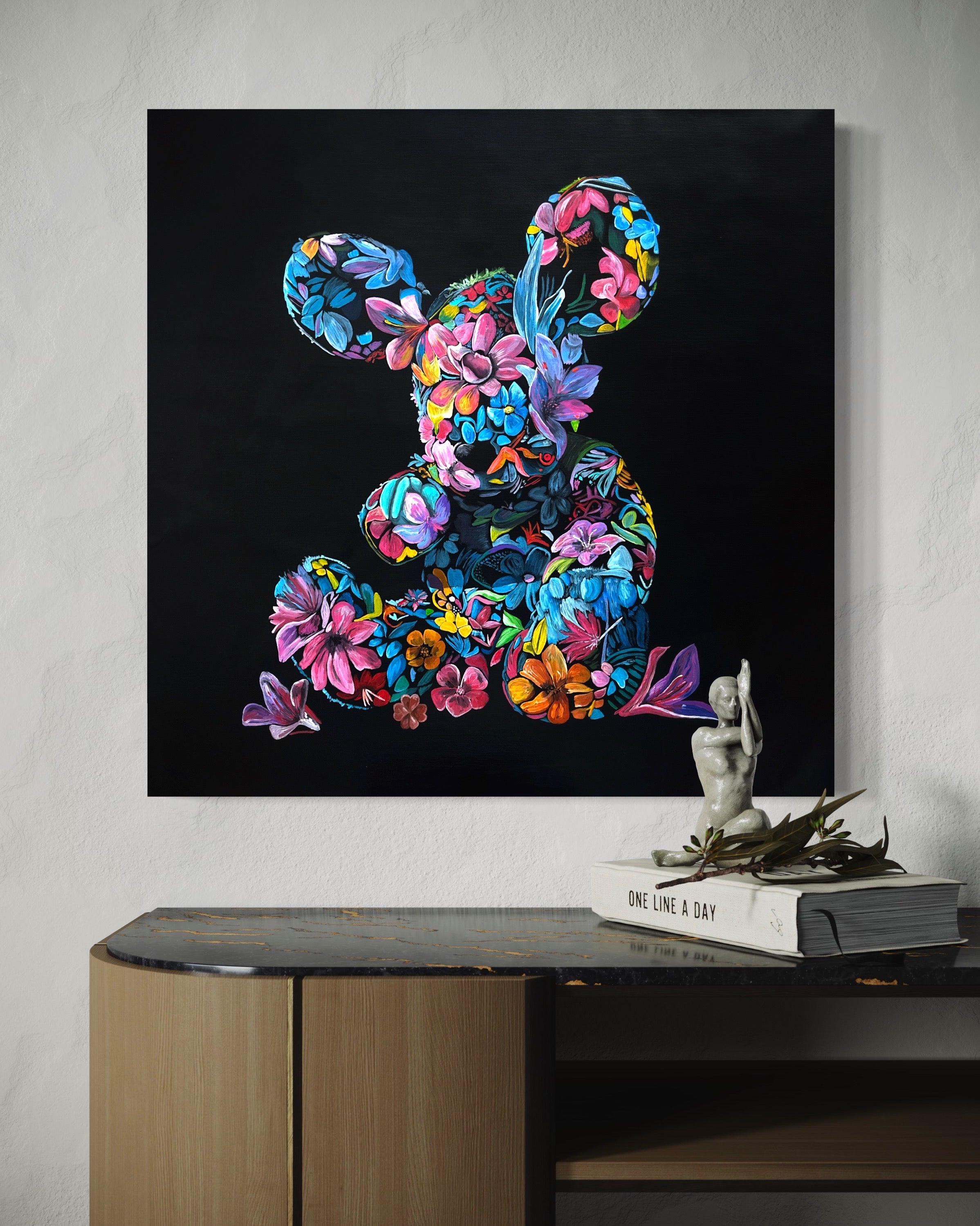 Bonnie - 70 x 70 cm Giclée Print