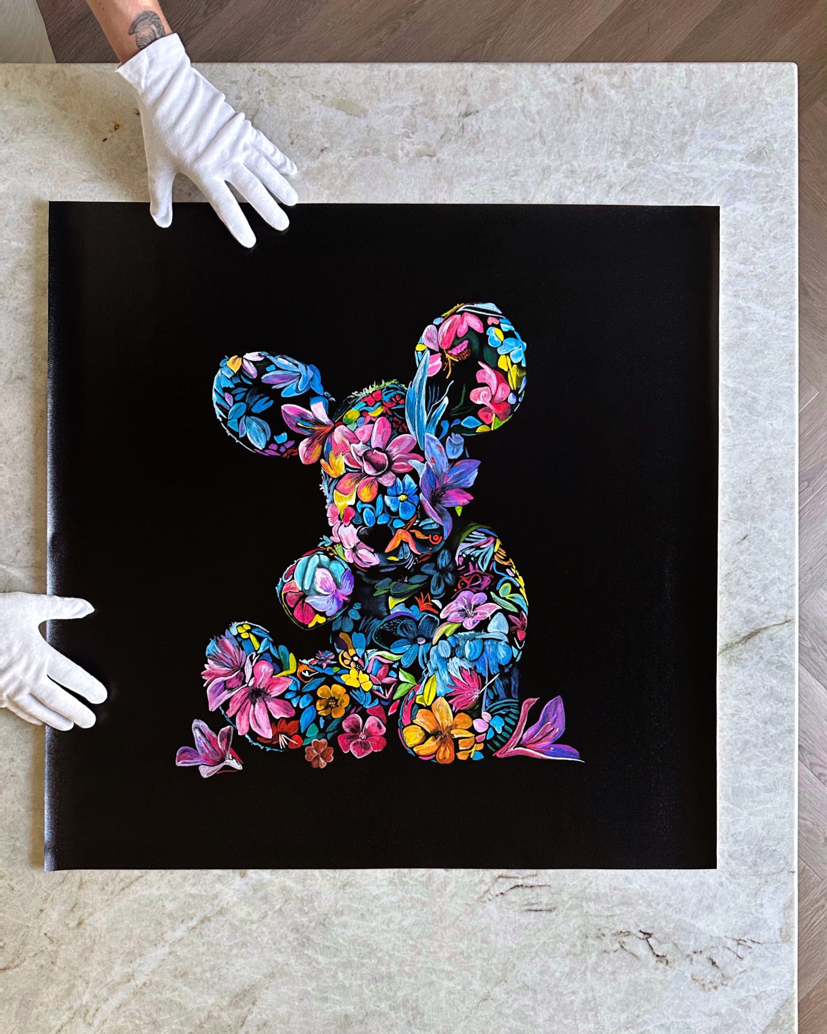 Bonnie 70 x 70 cm Museum Canvas Print