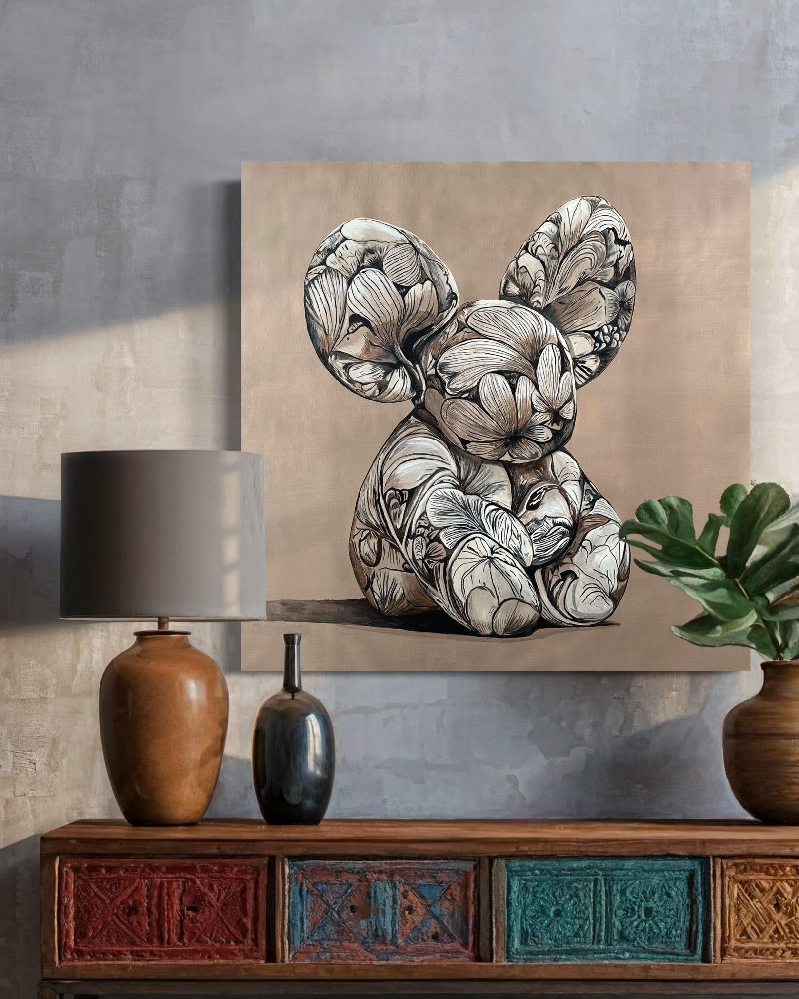 Willow - 70 x 70 cm Giclée Print